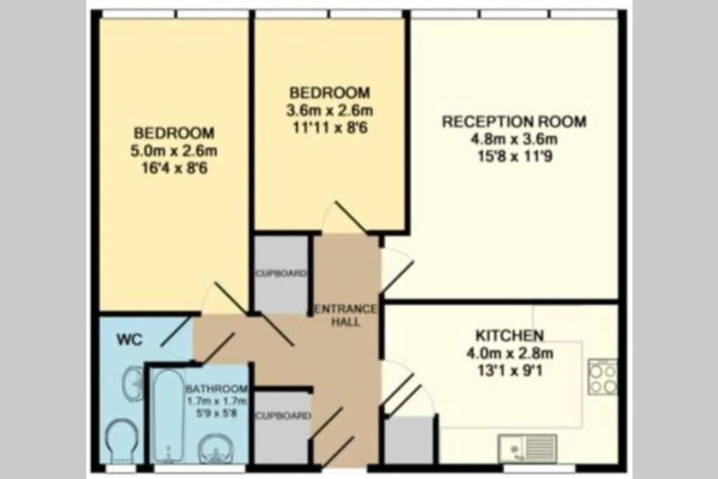 Super Spacious 2 Bedroom Apt 20Mn From Central. Londres Exterior foto